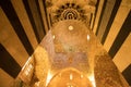 Interior of the Taynal Mosque, the remains of the Crusader church structure are clearly visible. Tripoli, Lebanon