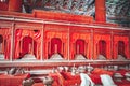 Interior of Temple Confucius at Beijing -the second largest Confucian Temple in China