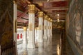 Interior Temple of The Emerald Buddha or Thai people call Wat Pra Kaew.