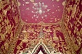 Interior of temple Haw Pha Bang Royalty Free Stock Photo