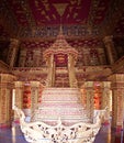 Interior of temple Haw Pha Bang Royalty Free Stock Photo