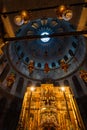 Church of the Holy Sepulcher in Jerusalem, Interior, Israel Royalty Free Stock Photo