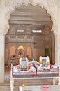 Interior of Temple, Jaswant Thada Monument or Cenotaph, Jodhpur, Rajasthan, India