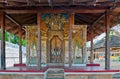Interior of the Temple of the Sacred Tooth Relic (Sri Dalada Maligwa) in Central Sri Lanka Royalty Free Stock Photo