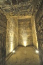 Interior of The ancient Temple of Seti I known as the Great Temple of Abydos , Egypt Royalty Free Stock Photo