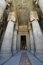Interior of The ancient Temple of Seti I known as the Great Temple of Abydos , Egypt Royalty Free Stock Photo