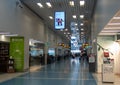 Interior at terminal at Arlanda airport, Stockholm, Sweden.