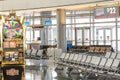 Interior of Terminal D at McCarran International Airport Royalty Free Stock Photo