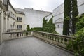 Interior terrace of a palace with climbing plant