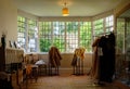 Interior of 16th century antique Avebury Manor in Avebury England