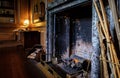 Interior of 16th century antique Avebury Manor in Avebury England