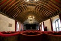 The interior of the 15th century St Georges Guildhall in Kings Lynn, Norfolk Royalty Free Stock Photo