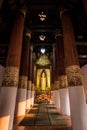 Interior Thai temple