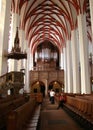 Interior of the Thomaskirche, St. Thomas Church, Leipzig, Germany Royalty Free Stock Photo