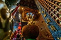 Interior of Thousand Buddha Temple or Chua Van Phat pagoda in District 5, Ho Chi Minh City, Vietnam