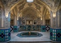 Interior tiles and decoration of Sultan Amir Ahmad Qasemi Bath house, Kashan, Iran