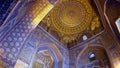 Interior of Tilya-Kori Madrasah on Registan Square in Samarkand - Uzbekistan