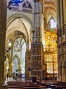 Interior, Toledo Cathedral, Castile la mancha, Spain