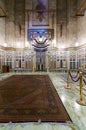 Interior of the tomb of the Reza Shah of Iran, Al Rifaii Mosque