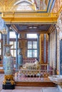 Interior of Topkapi Palace, detail and decoration of the castle, Istanbul, Turkey Royalty Free Stock Photo