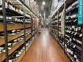 The interior of a Total Wine retail liquor store in Ft. Lauderdale, Florida