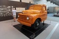 Interior of the Toyota Commemorative Museum of Industry and Technology in Nagoya, Japan.