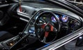 Interior of Toyota Supra. Royalty Free Stock Photo