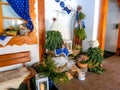 Interior at traditional koliba in Smokovec village, Slovakia.