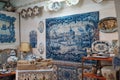 Interior of traditional souvenir store in Old Town in Lisbon