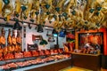 Interior of a traditional Spanish butchers - Salamanca, Castilla y Leon, Spain - Unesco World Heritage Site