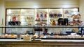 Interior of the traditional Viennese coffee shop Sluka on KÃ¤rtner Strasse, Austria Royalty Free Stock Photo