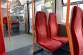 Interior of a train carriage Royalty Free Stock Photo