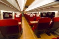 Interior of a train carriage Royalty Free Stock Photo