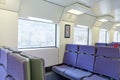 Interior of train. Royalty Free Stock Photo