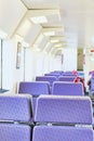 Interior of train. Royalty Free Stock Photo