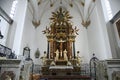 Interior of Trinitatis Kirke Holy Trinity church in Copenhagen, Denmark. February 2020 Royalty Free Stock Photo