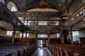 Interior of Trinity Church, a Baroque Protestant parish church in Speyer Germany