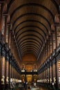 Interior of Trinity College Library, Dublin Royalty Free Stock Photo