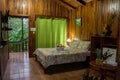 Tropical cabin interior