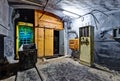 Interior of tunnel in abandoned coal mine Royalty Free Stock Photo