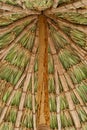 Interior of a typical Mexican hut, closed using Agave leaves, taken in Tecoh
