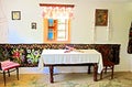 Interior of typical Ukrainian house at Historical and Cultural Reserve Busha, Ukraine