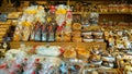 Interior of typical wooden house decorated for christmas time in the Germany black forest