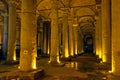 Interior of Underground Cistern in Istanbul