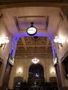 Interior of Union Station night view Kansas Missouri Royalty Free Stock Photo