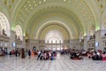 The interior of Union Station in Washington D.C. Royalty Free Stock Photo