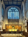 Interior of the University Church of St Mary the Virgin in Oxford, United Kingdom