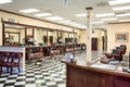 Interior of an upscale Barber Shop Royalty Free Stock Photo