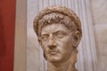 Interior of the Vatican Museums: Bust of Claudius