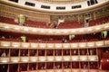 Interior of the Vienna State Opera auditorium with the audience.